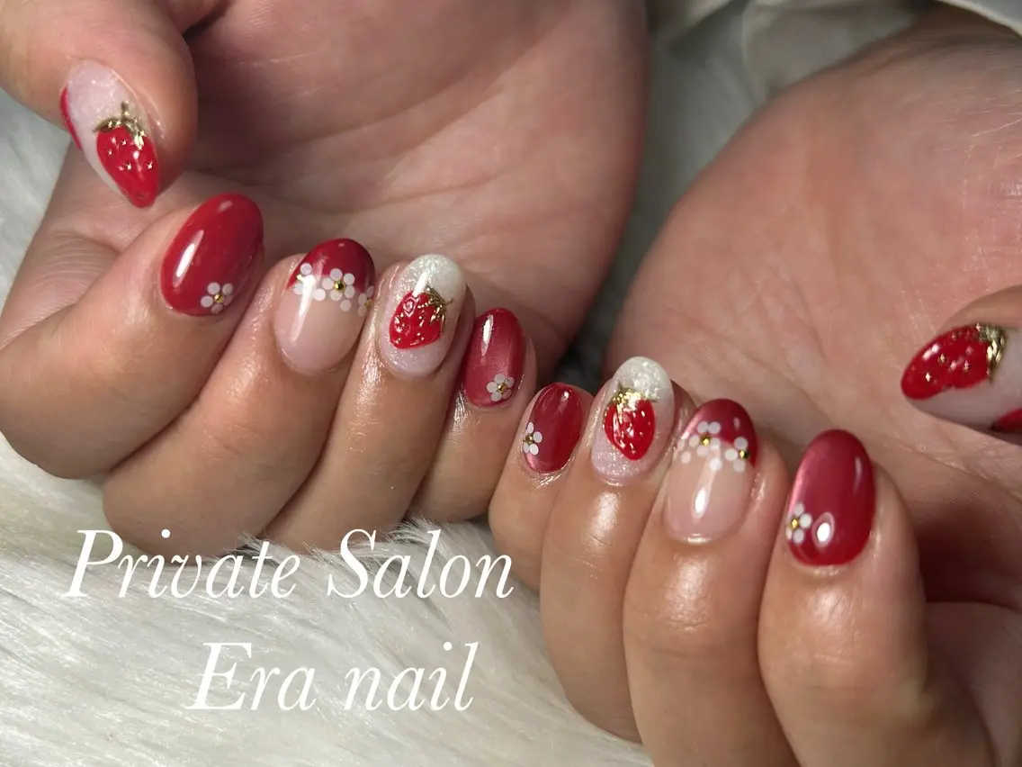 ネイル 持ち込み ハンドネイル Era nailのネイルデザイン