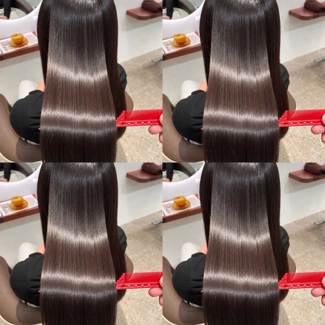 ロング 縮毛矯正 ヘッドスパ 美髪矯正🪞髪質改善 KURIHARAのヘアスタイル