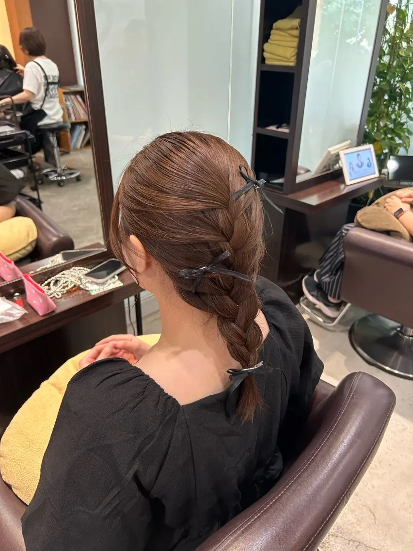 《浴衣・推し活・パーティー・入学式・卒業式》イベントごとに合わせたヘアアレンジさせていただきます!!の写真