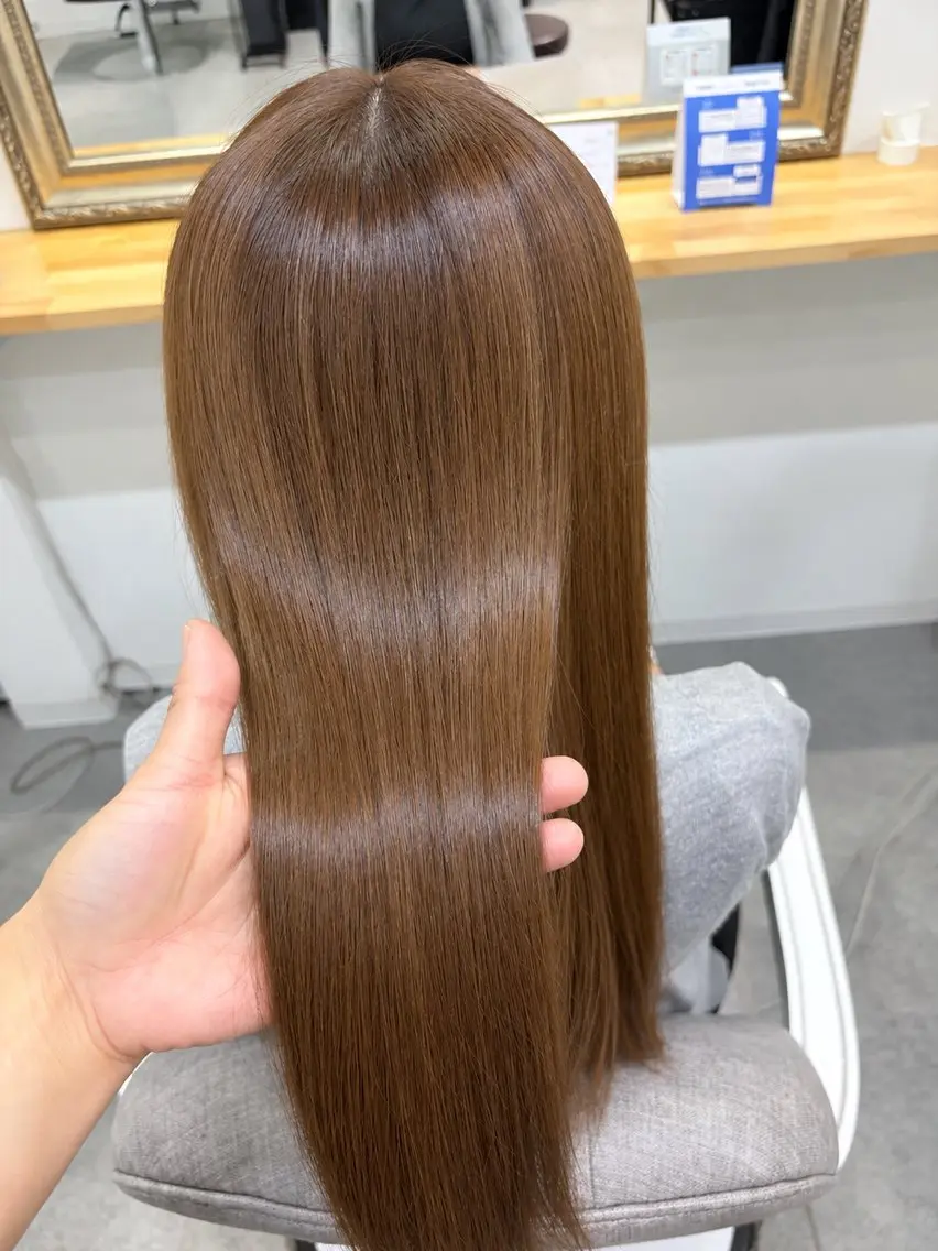 ロング カラー 【eclat】 林あきこのヘアスタイル