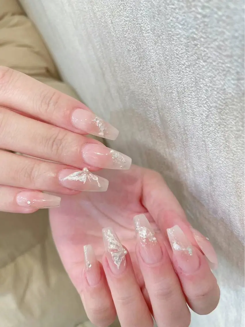 ネイル アートネイル フラワーネイル フットネイル ジェルネイル キラキラネイル Babarla nailのネイルデザイン
