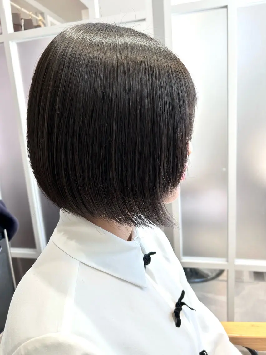 ショート 似合わせボブ🫧 丸みショート藤本のヘアスタイル