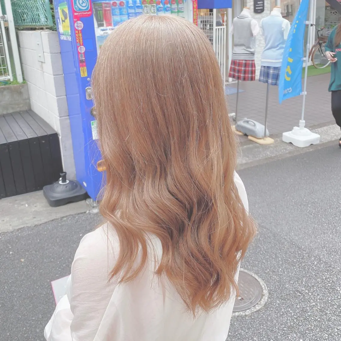 ロング カラー ヘアアレンジ メンズ キッズ ブリーチの髪様 MASATOのヘアスタイル