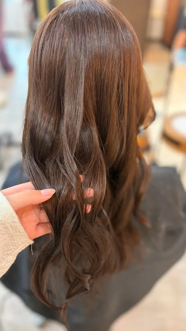 ロング カラー ❤️Mimi/non ワンカラー❤️のヘアスタイル