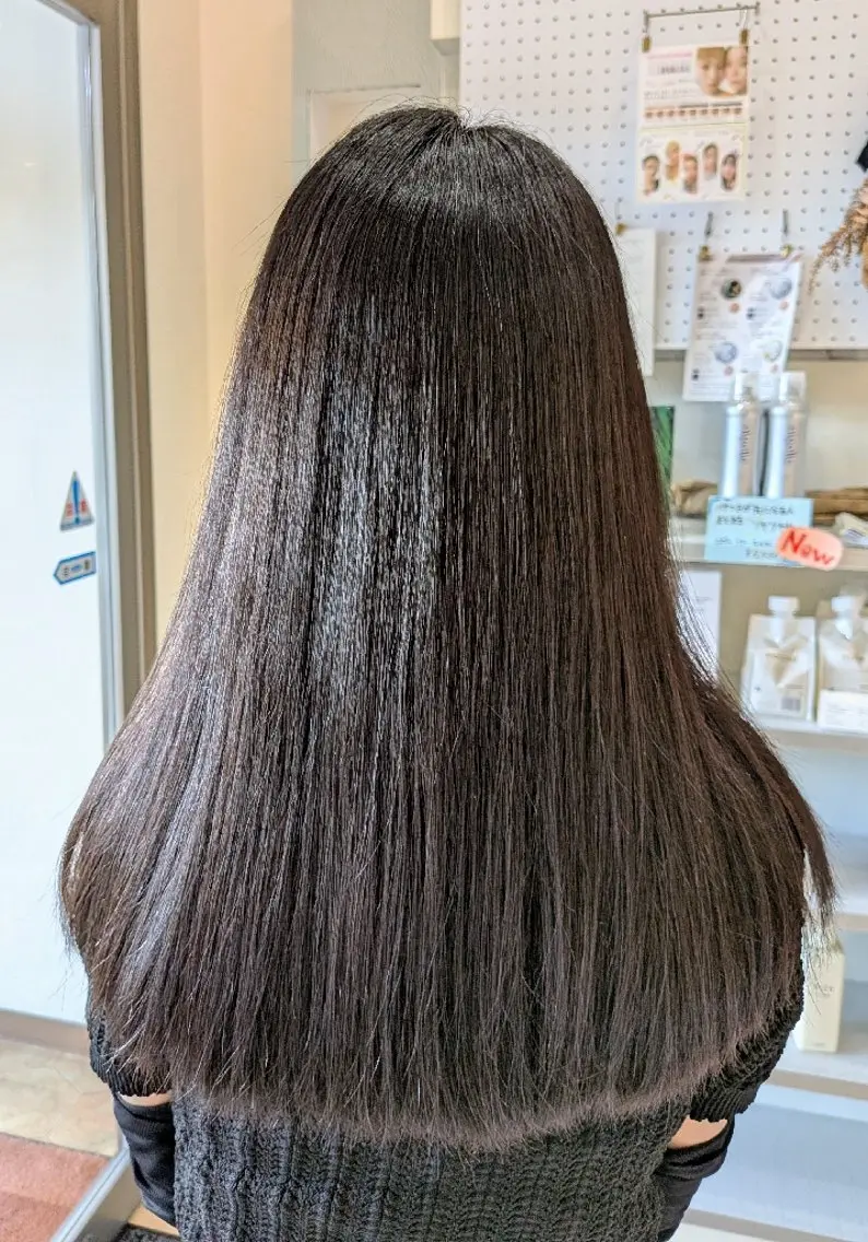 ロング トリートメント 深田 和瑛のヘアスタイル