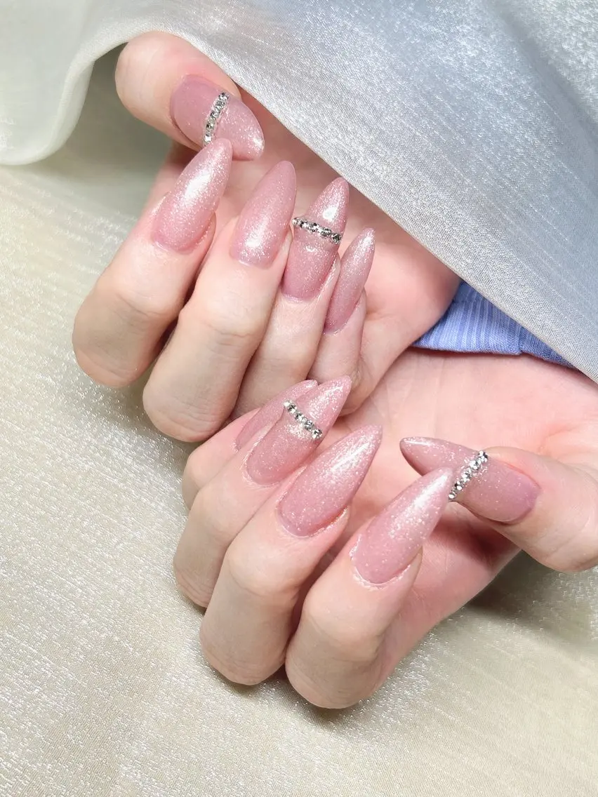 ネイル マグネットネイル マグネットワンカラー ワンカラーネイル LUKA NAILのネイルデザイン