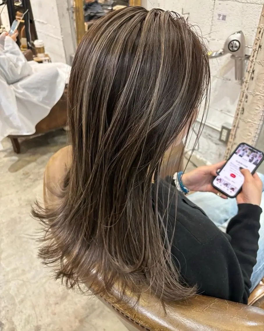 ロング カラー 🩵メンズショート✨ パーマスタイル みくのヘアスタイル
