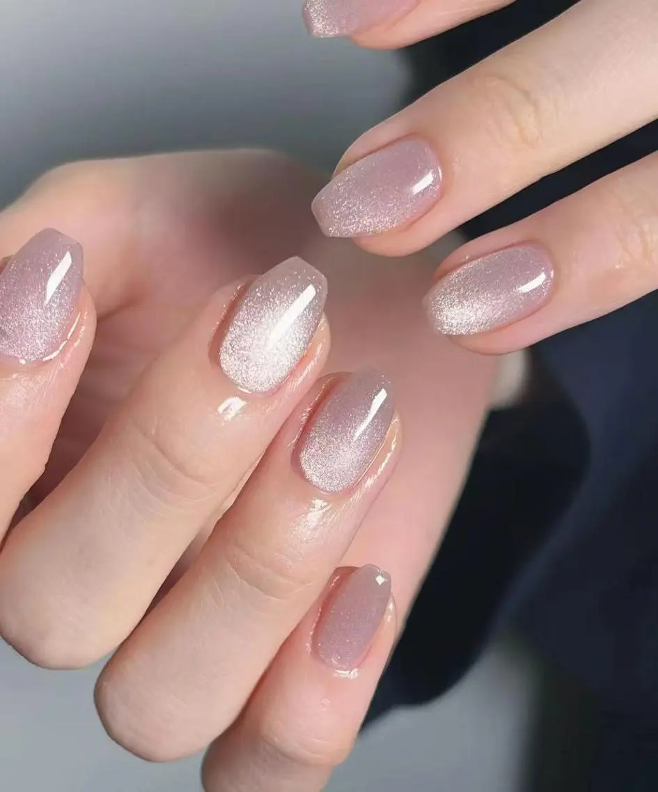 【✨ハンド・ジェルネイル✨】🧲マグネットワンカラー🧲ジェルオフ付き。長さ出し＋¥2,000（10本）の写真
