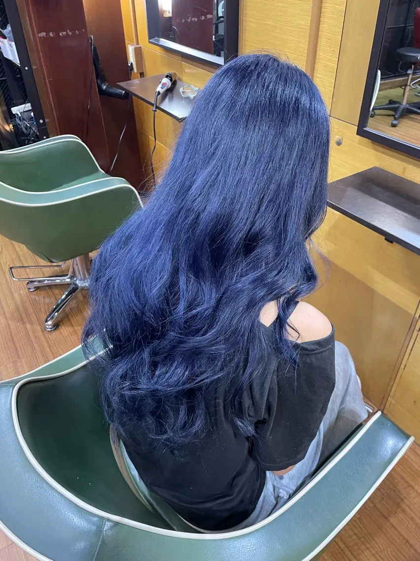 ロング ヘアカラー トリートメント 奥野JAPAN🌈 艶髪カラーのヘアスタイル