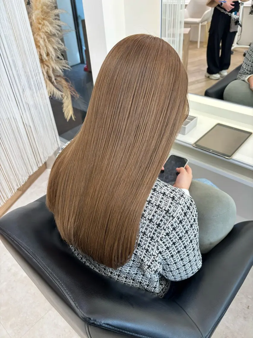 ロング カラー ヘアカラー parvemix平野 真央🎀💞のヘアスタイル