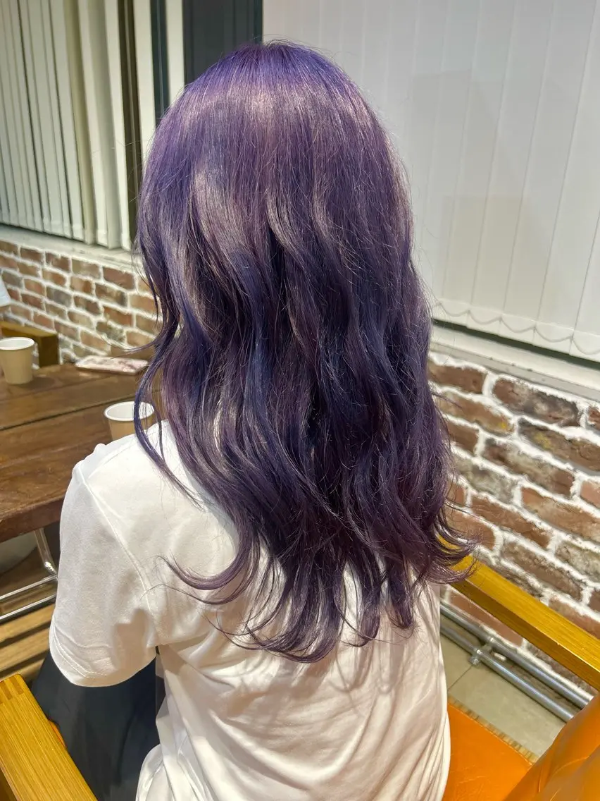 ロング カラー ヘアカラー トリートメント 💖カラー/ブリーチ 💖あつやのヘアスタイル