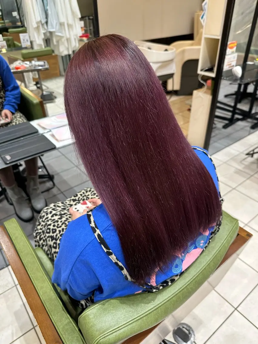 カラー ピンクカラー ヘアカラー トリートメント メンズ特化/ 安藤太一のヘアスタイル