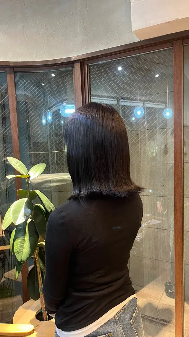 ミディアム カラー ナチュラル透明感 カラー/なお🍊のヘアスタイル