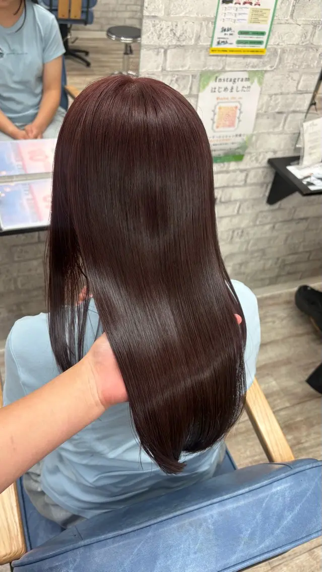 セミロング カラー みはね🎀໒꒱ ヘアメ/ハイトーンのヘアスタイル