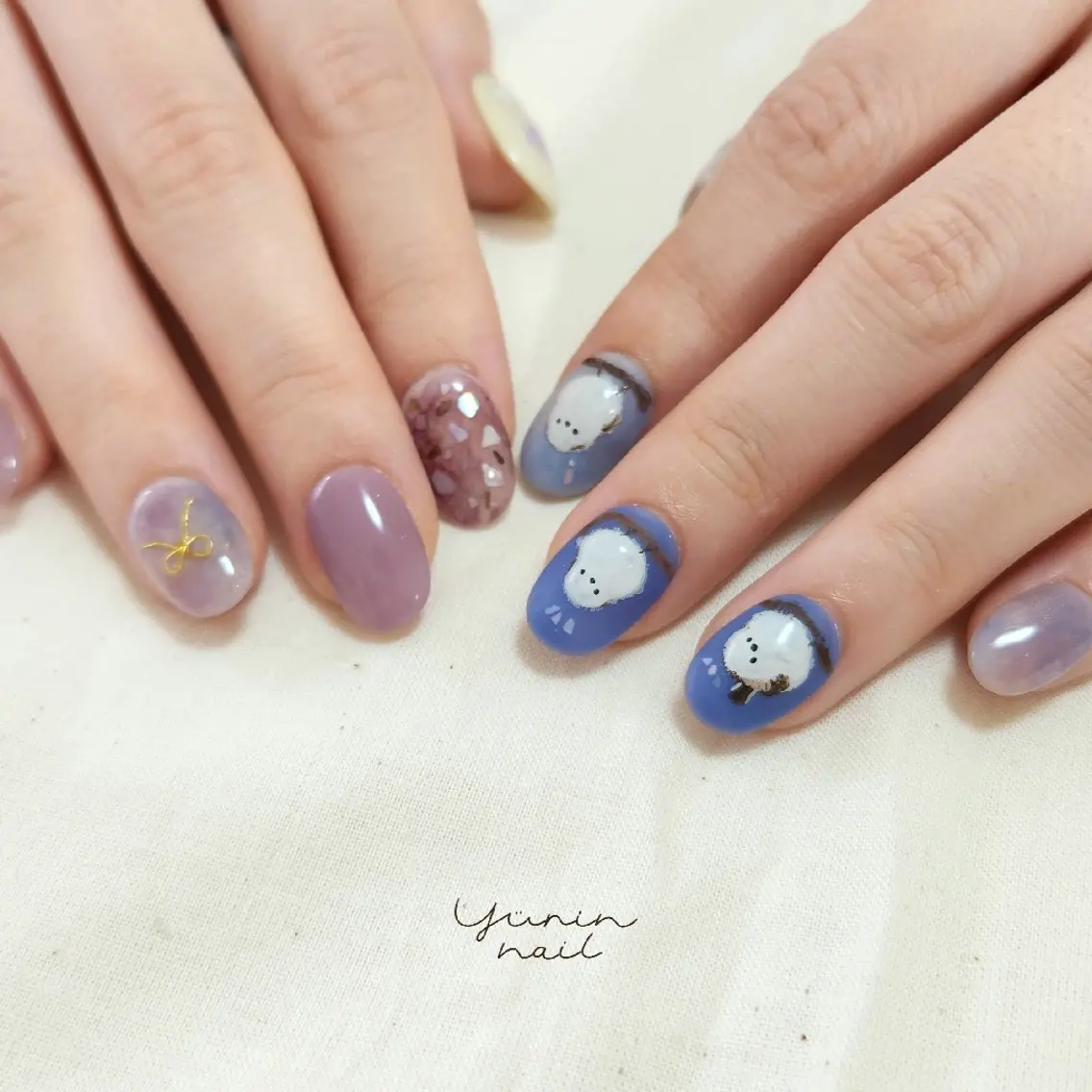 ネイル アートネイル ショートネイル ネイルチップ ショートネイル専門 yurin nailのネイルデザイン