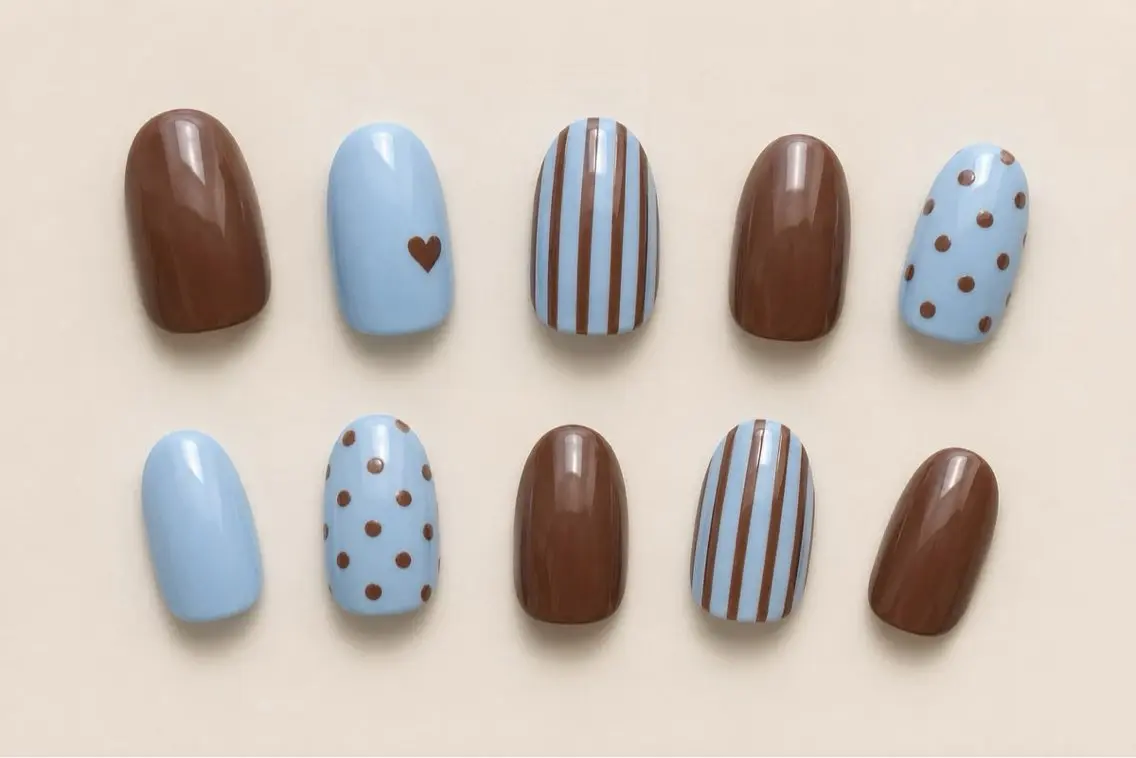 ネイル 長さ出し フレンチネイル グラデーション 韓国ネイル マグネットネイル ハンドネイル Lannie nailのネイルデザイン