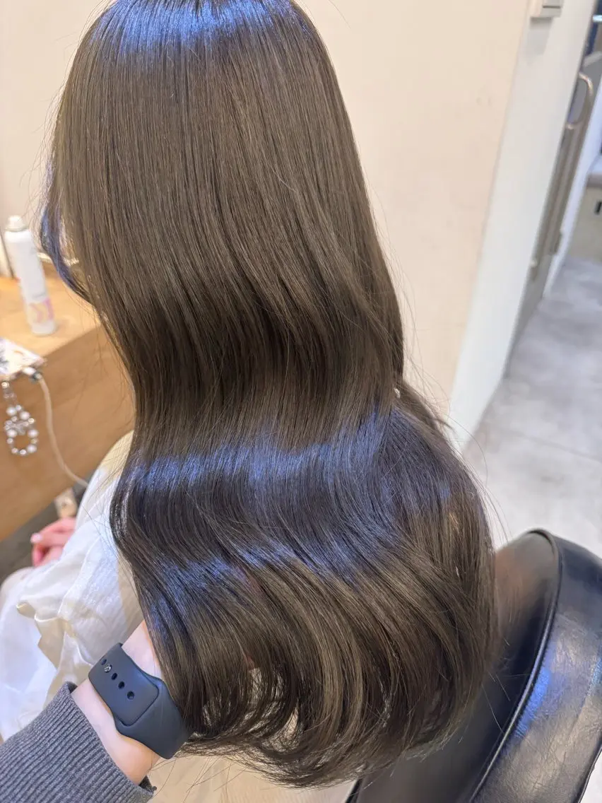 セミロング カット ヘアカラー トリートメント ♡可愛い艶髪特化♡ 艶髪先生のヘアスタイル