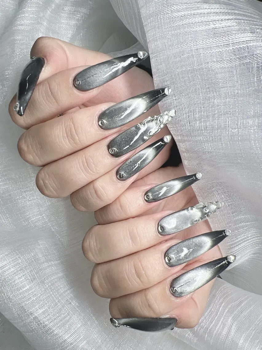 ネイル ハンドネイル Lee Nails チップ長さだし専門店のネイルデザイン