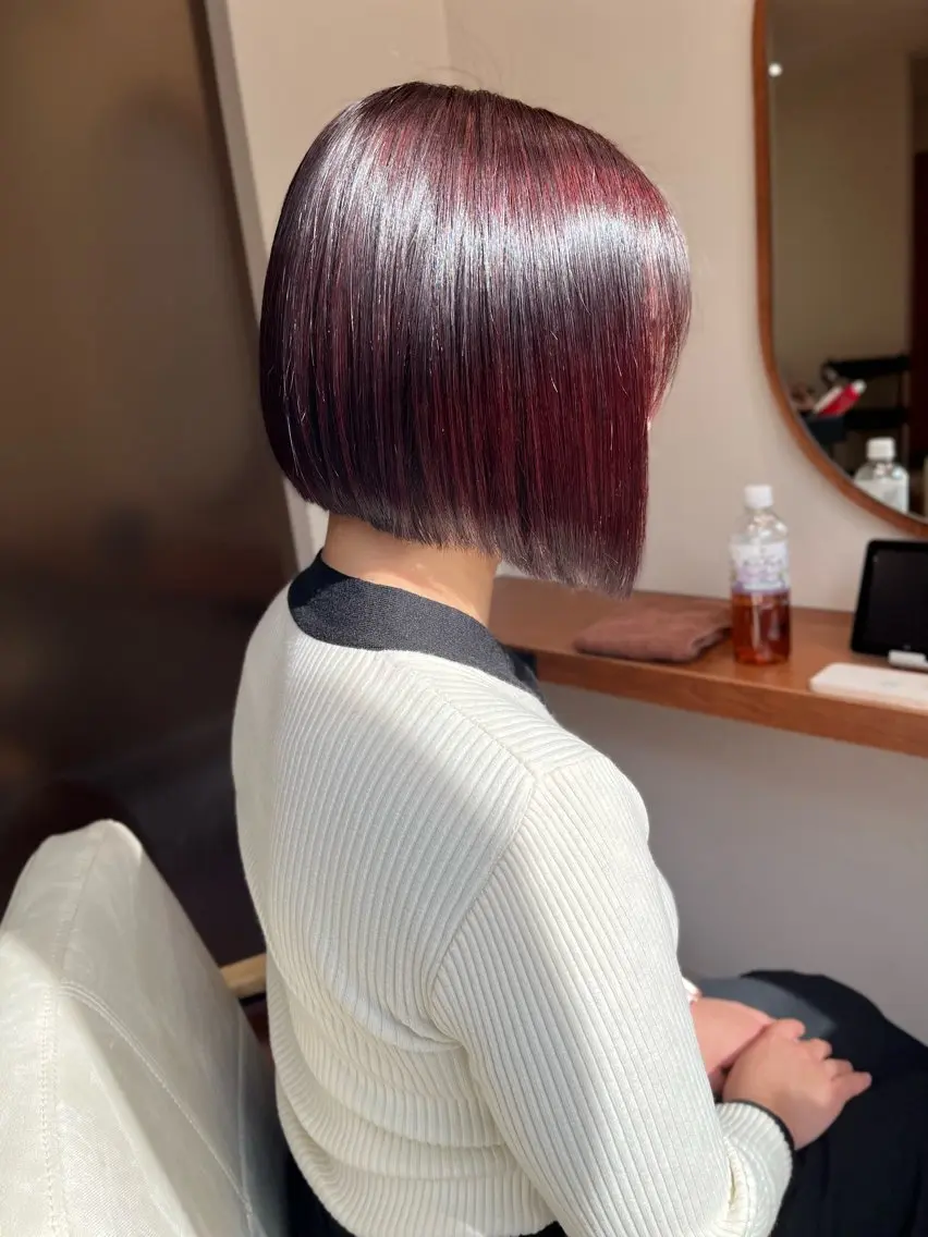 ショート カラー ボブ& 髪質改善FUMIYAのヘアスタイル