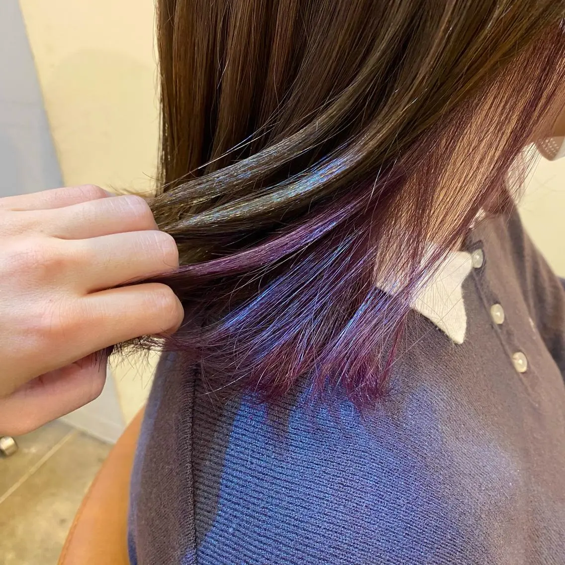 ミディアム カラー ヘアカラー やまぐち あやみのヘアスタイル