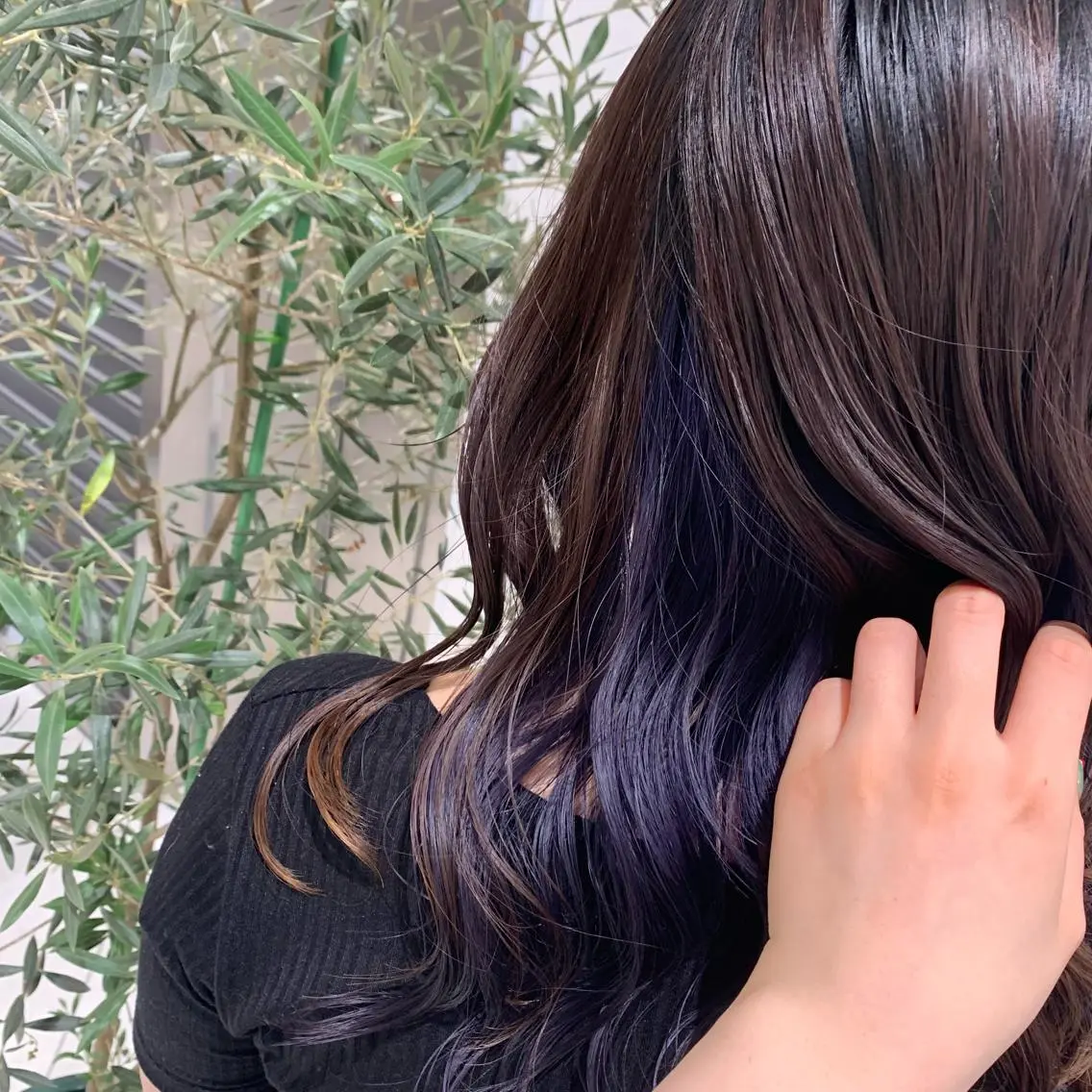 ロング カラー ヘアアレンジ 小白井 由美のヘアスタイル