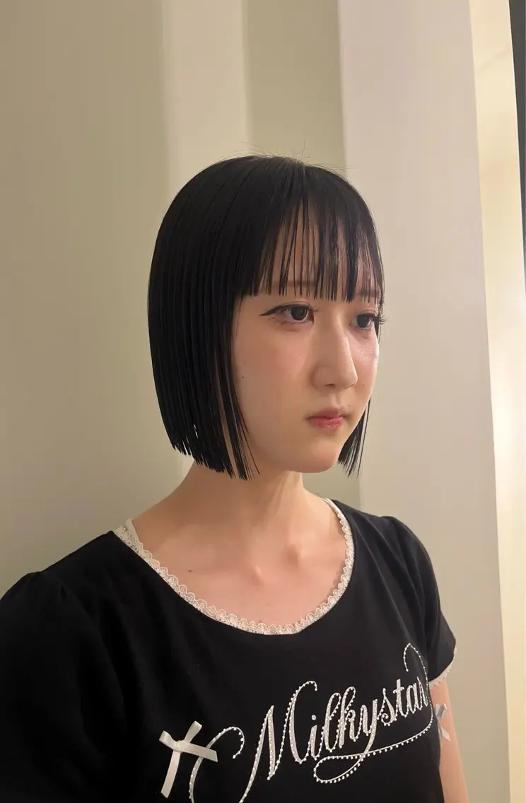 ショート ボブ カット ヘッドスパ 山本 彩香のヘアスタイル