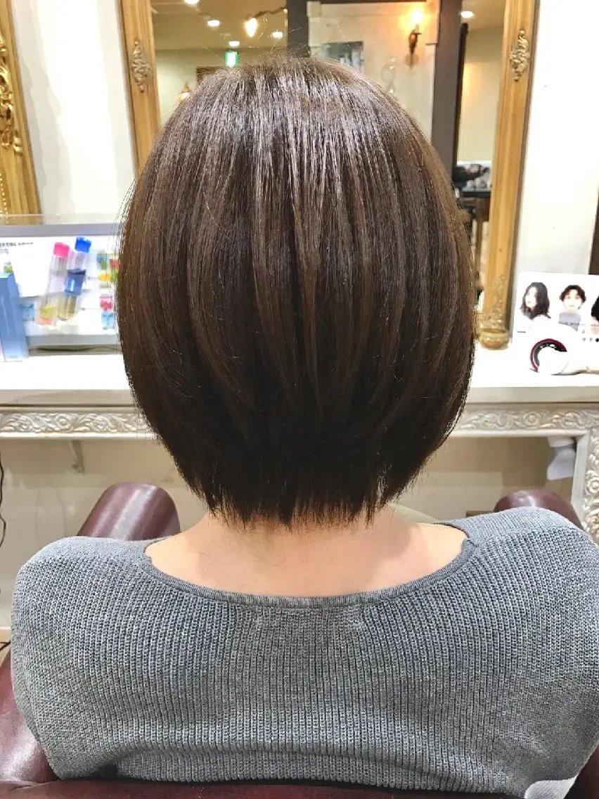 ミディアム カラー カット トリートメント 柴田 冬羽のヘアスタイル