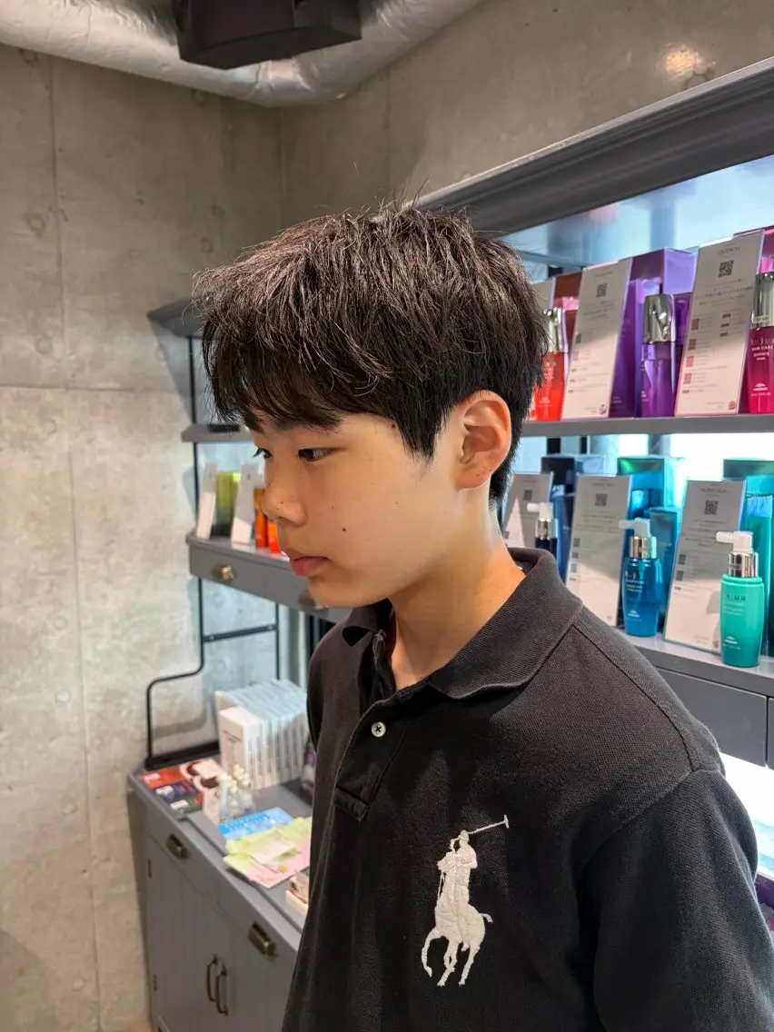 メンズ カット メンズカット パーマ飯野友喜のヘアスタイル