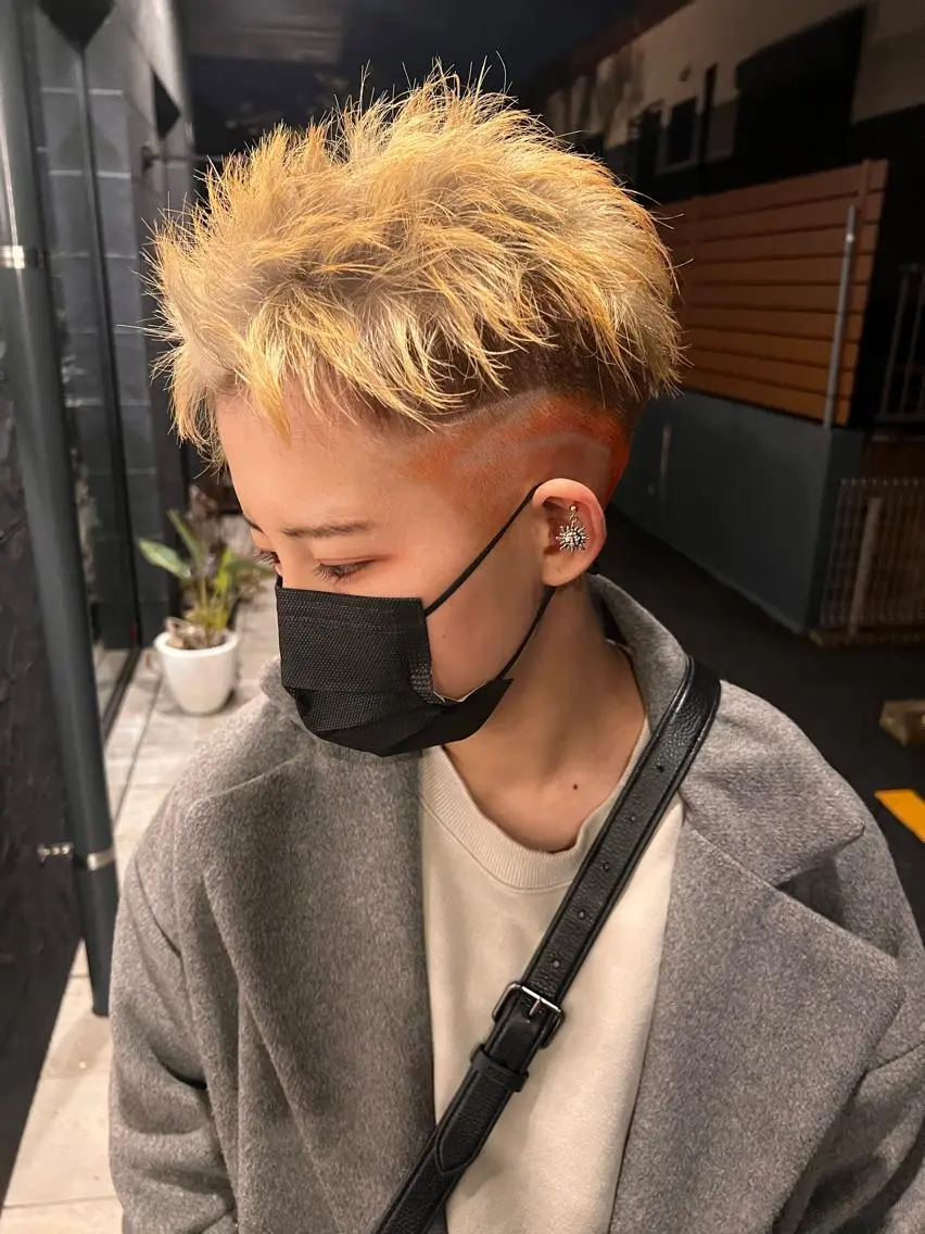 ⚡️ミニモ限定セットメニュー割引価格⚡️カット+ダブルカラーorデザインカラーの写真