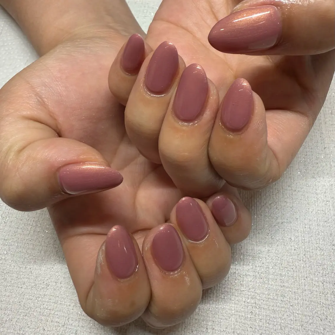 ネイル ラメ(グリッター) ラメグラデーション ワンカラーネイル Rimie wakitaのネイルデザイン