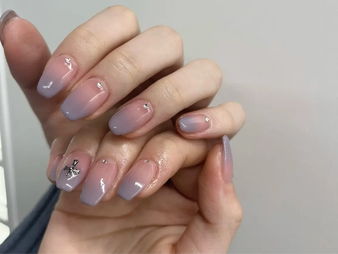 ネイル ハンドネイル rina ニュアンス♡ワンホンのネイルデザイン