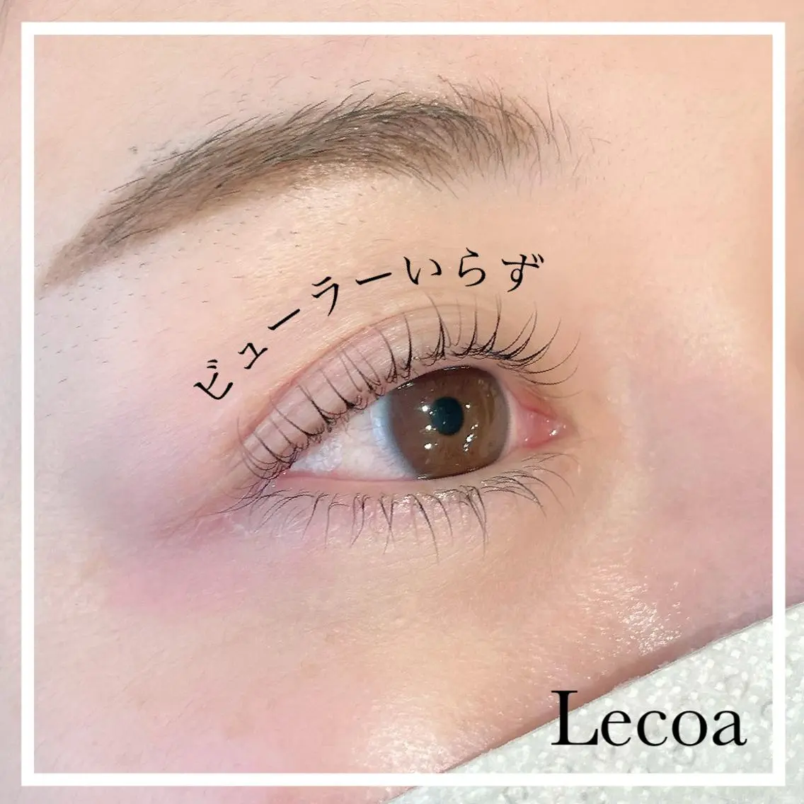 マツエク・マツパ ケラチンラッシュリフト 一重×まつ毛パーマ 心斎橋 LECOAのマツエク・マツパデザイン