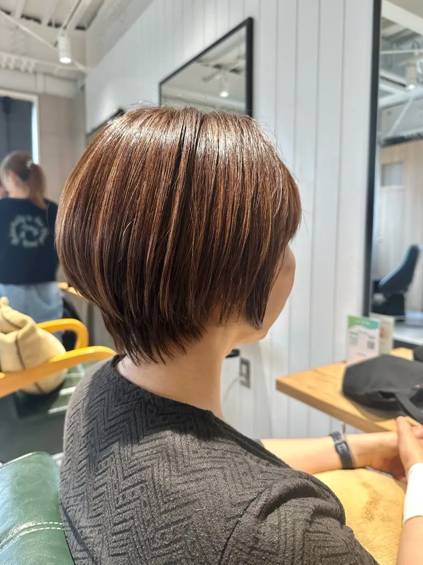 ショート カラー ショートボブ ボブ ショートヘア arts茅ヶ崎 エリアNO1髪質改善のヘアスタイル