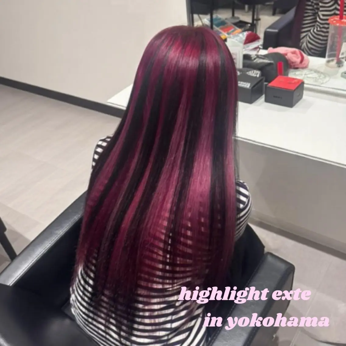カラー ヘアカラー エクステ 🎼艶感カラー ヘアメ たま🎀のヘアスタイル