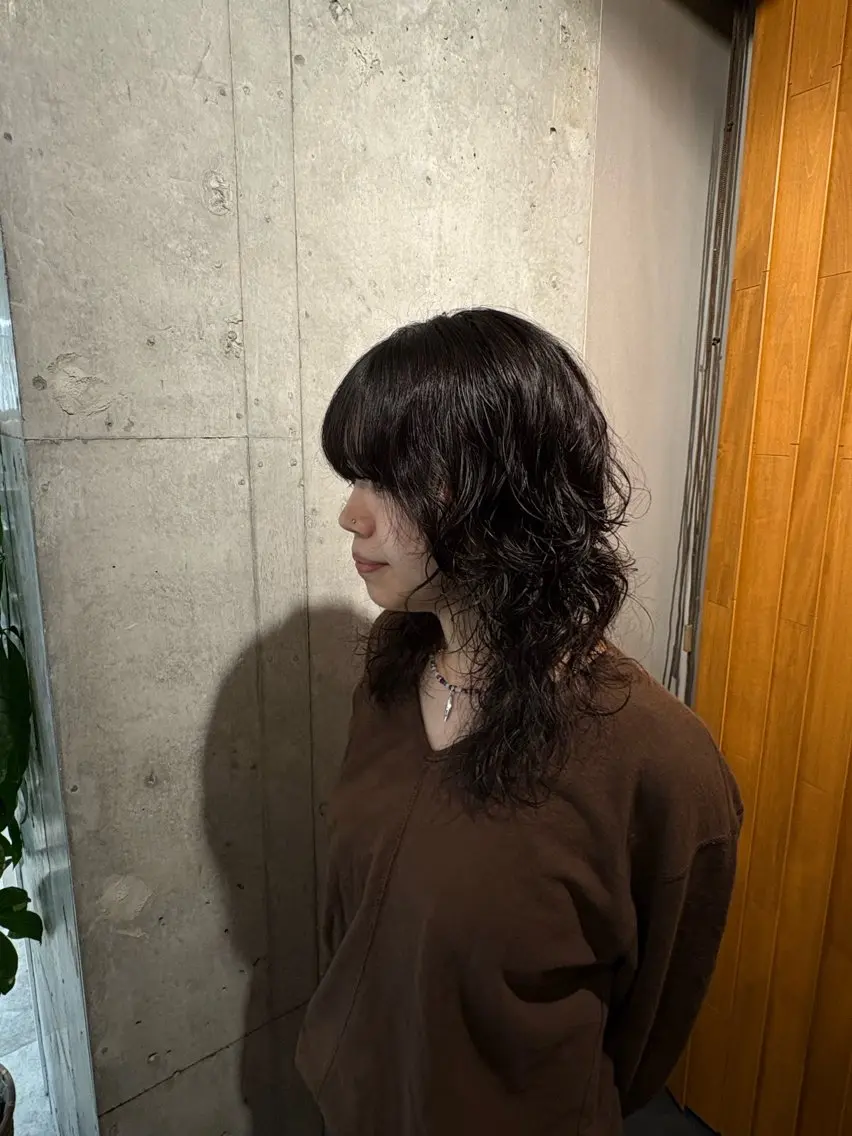 カラー パーマ 槇野 皓介のヘアスタイル