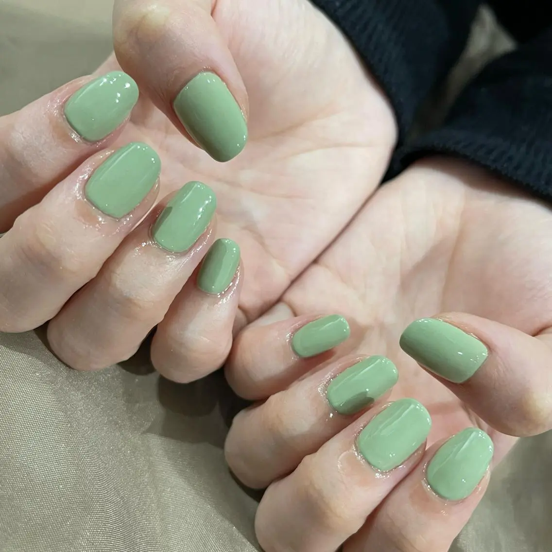 ネイル ワンカラーネイル Wish Nail 恒川のネイルデザイン