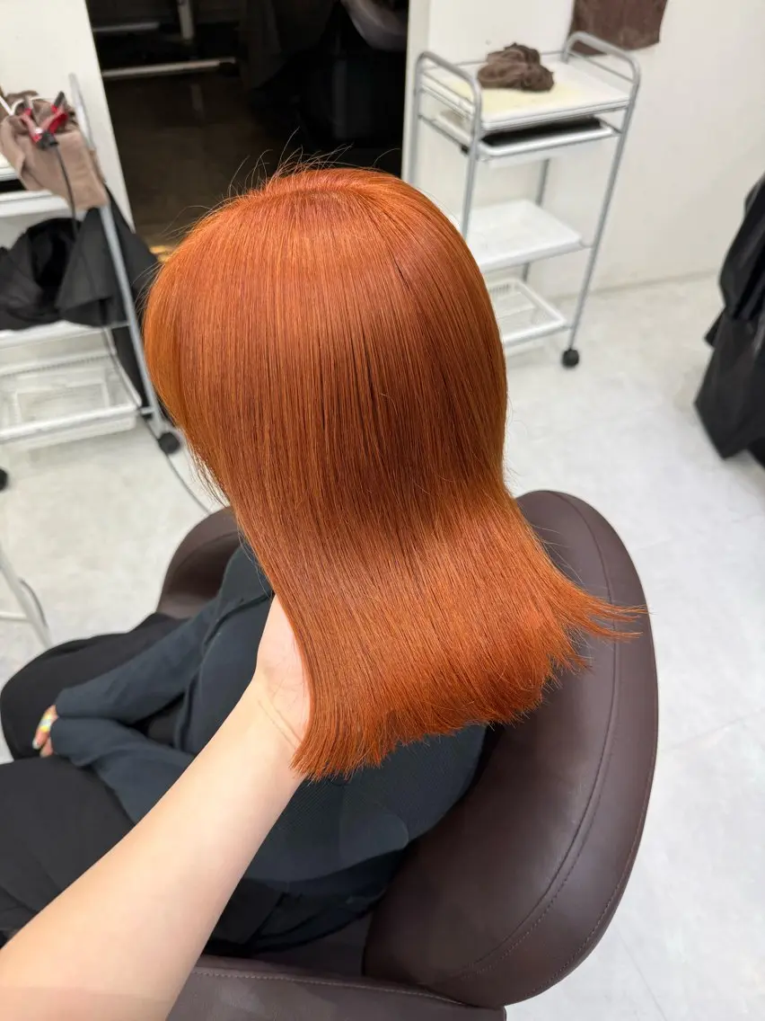 ショート カラー ヘアアレンジ ヘアカラー トリートメント ヘアセット 💗横浜美容室 💗HARUNAのヘアスタイル