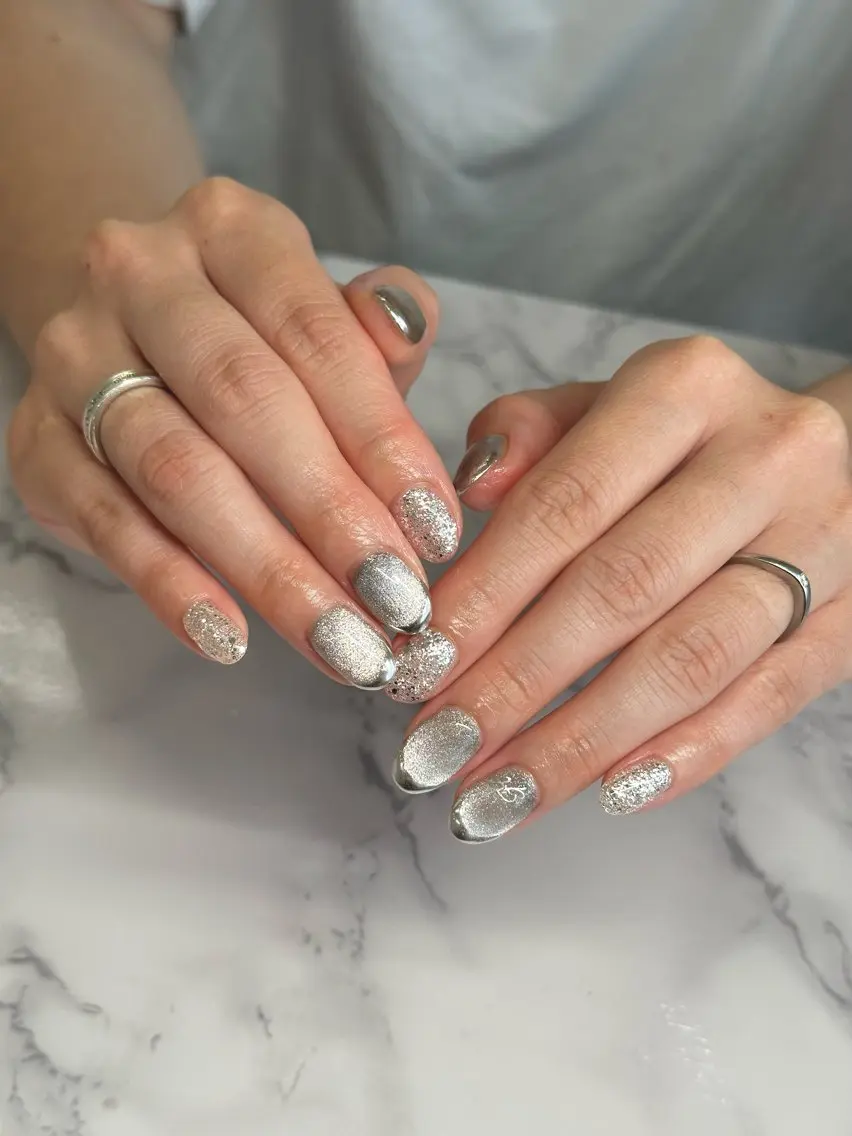 ネイル ハンドネイル salon iris 🦋北広島市大曲のネイルデザイン
