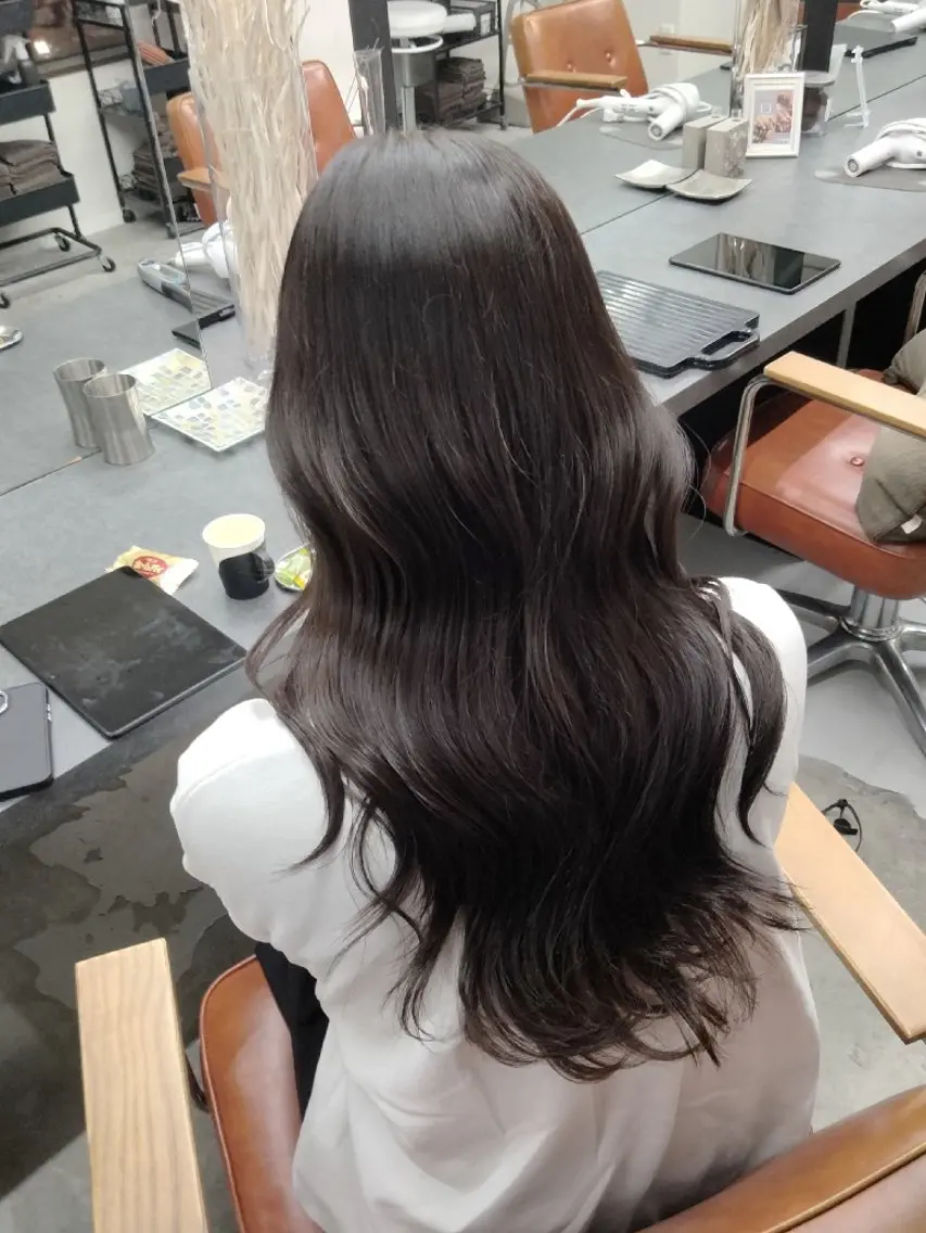 ロング nico麻生　長谷川 裕月のヘアスタイル