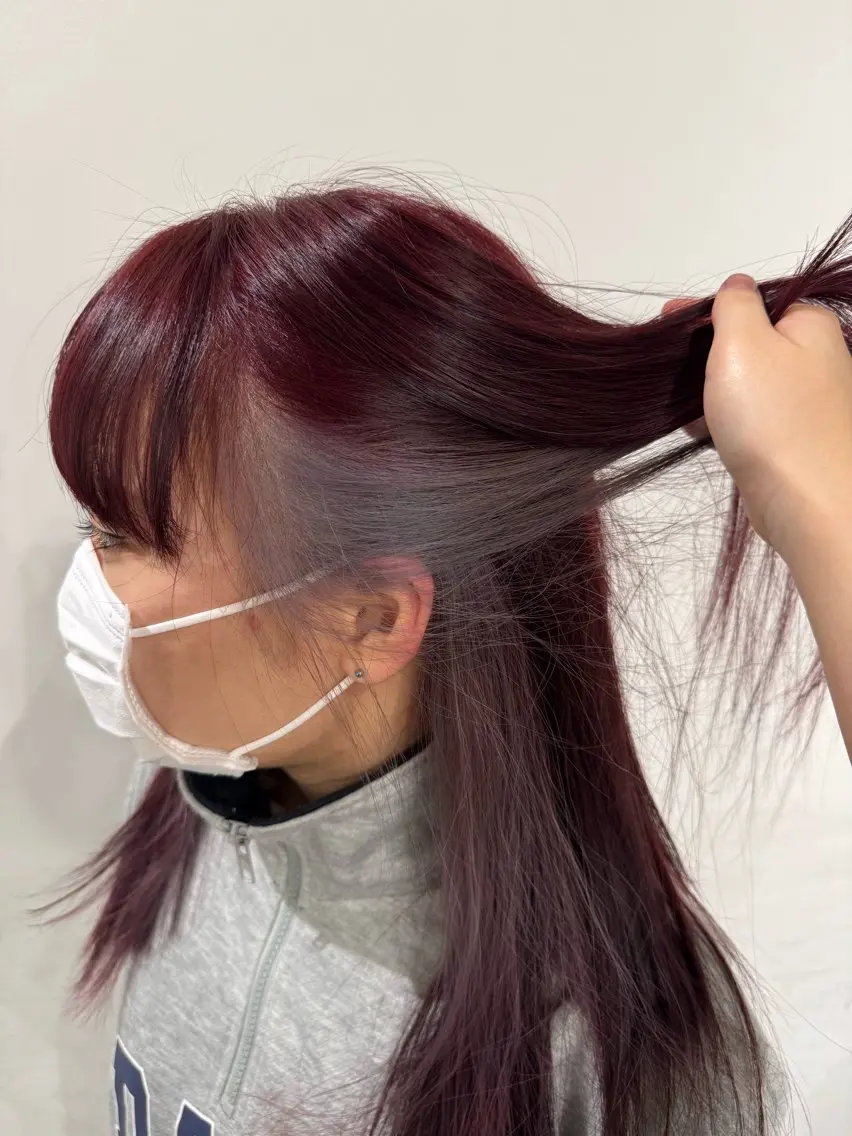 カラー イヤリングカラー ヘアカラー qin（クイン） タマキのヘアスタイル