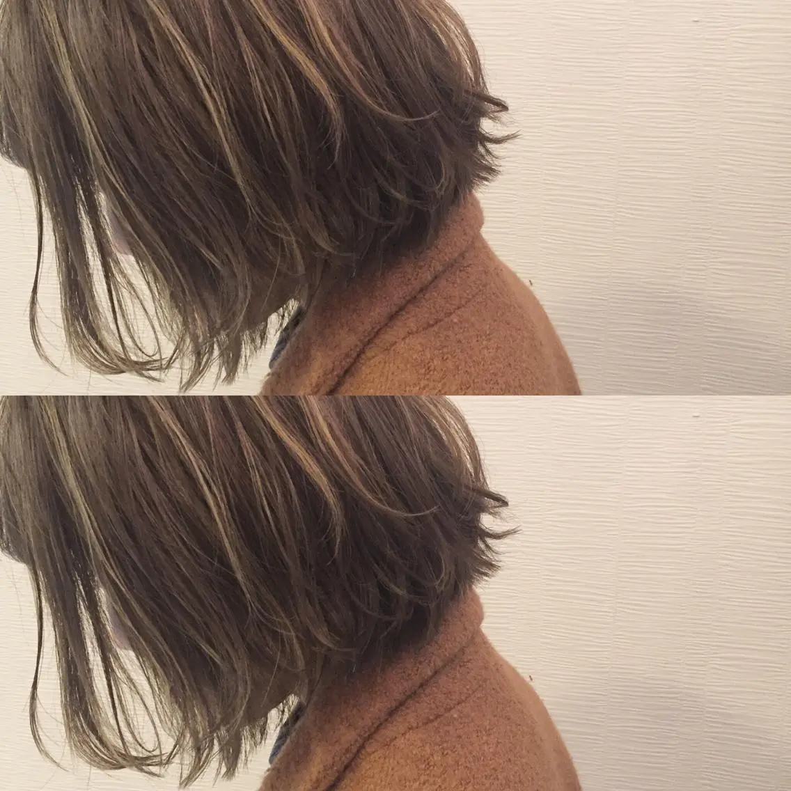 ショート カラー ブリーチ 透明感カラー ハイライトカラー ブリーチなしカラー オレンジ カット ヘアカラー トリートメント 池田 真由美のヘアスタイル