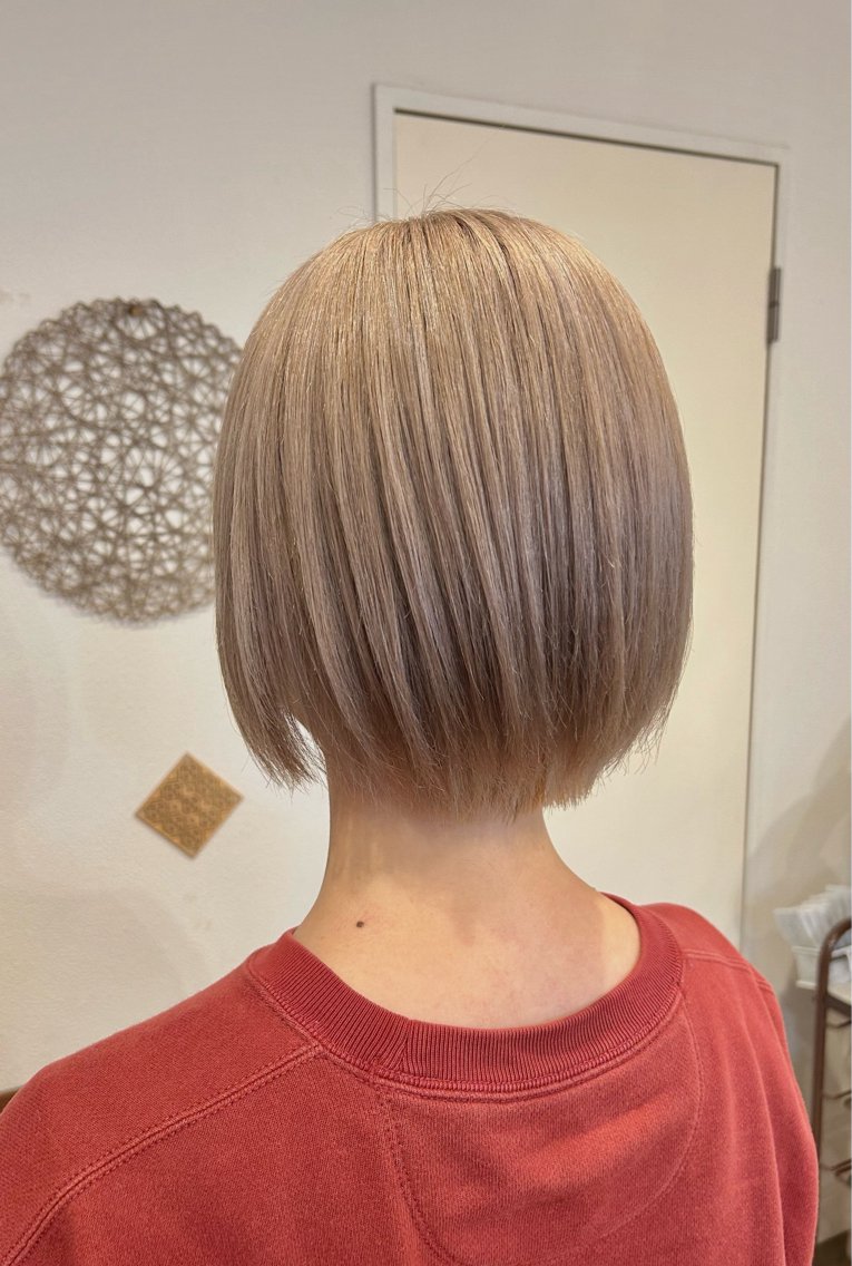 ショート カラー ハイトーンカラー カット ヘアカラー トリートメント Maya🦋 ハイトーン特化のヘアスタイル