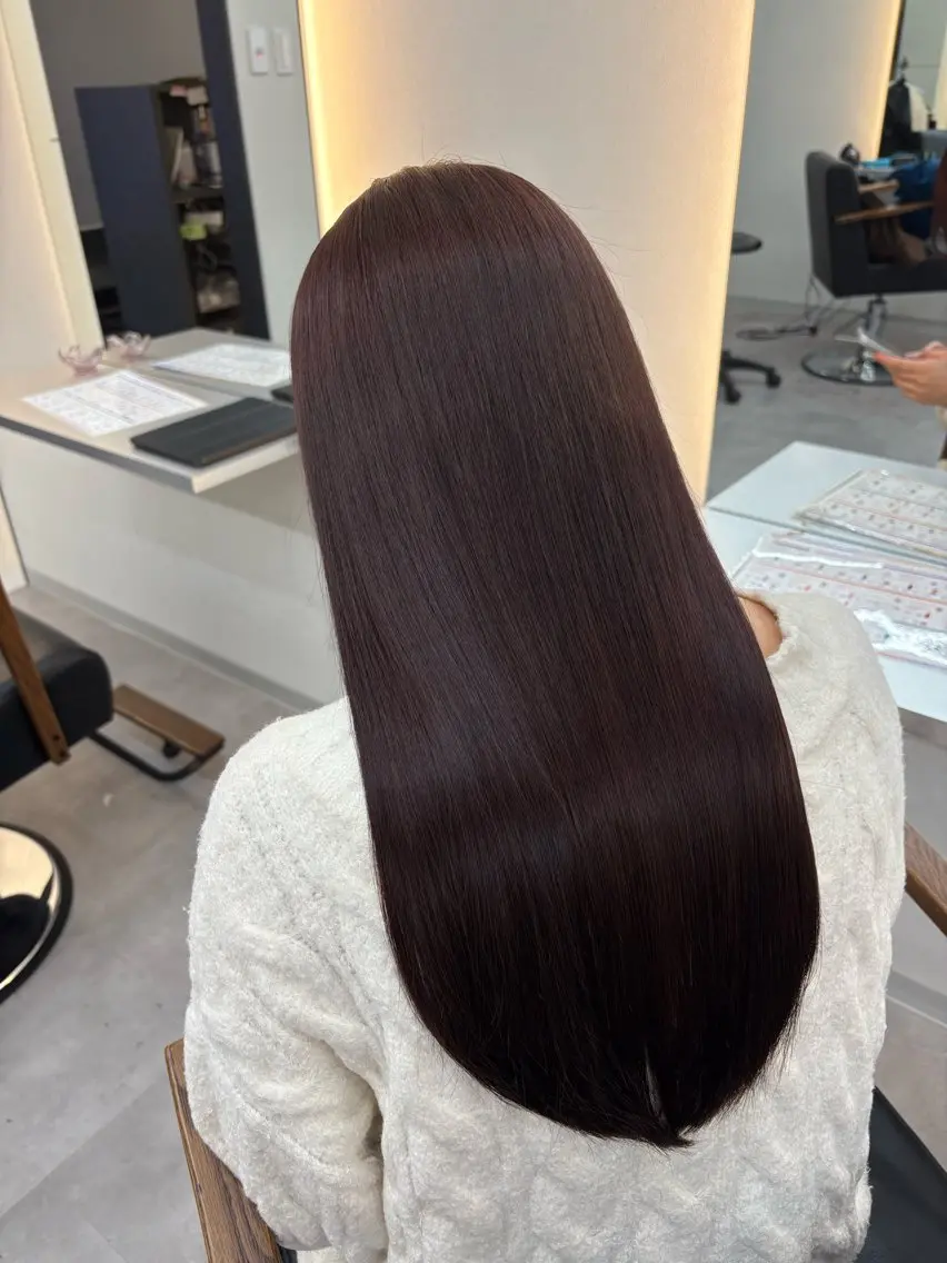 【持続性約1ヶ月最高級トリートメント】カット+ケアカラー+美髪整形トリートメントBコースの写真