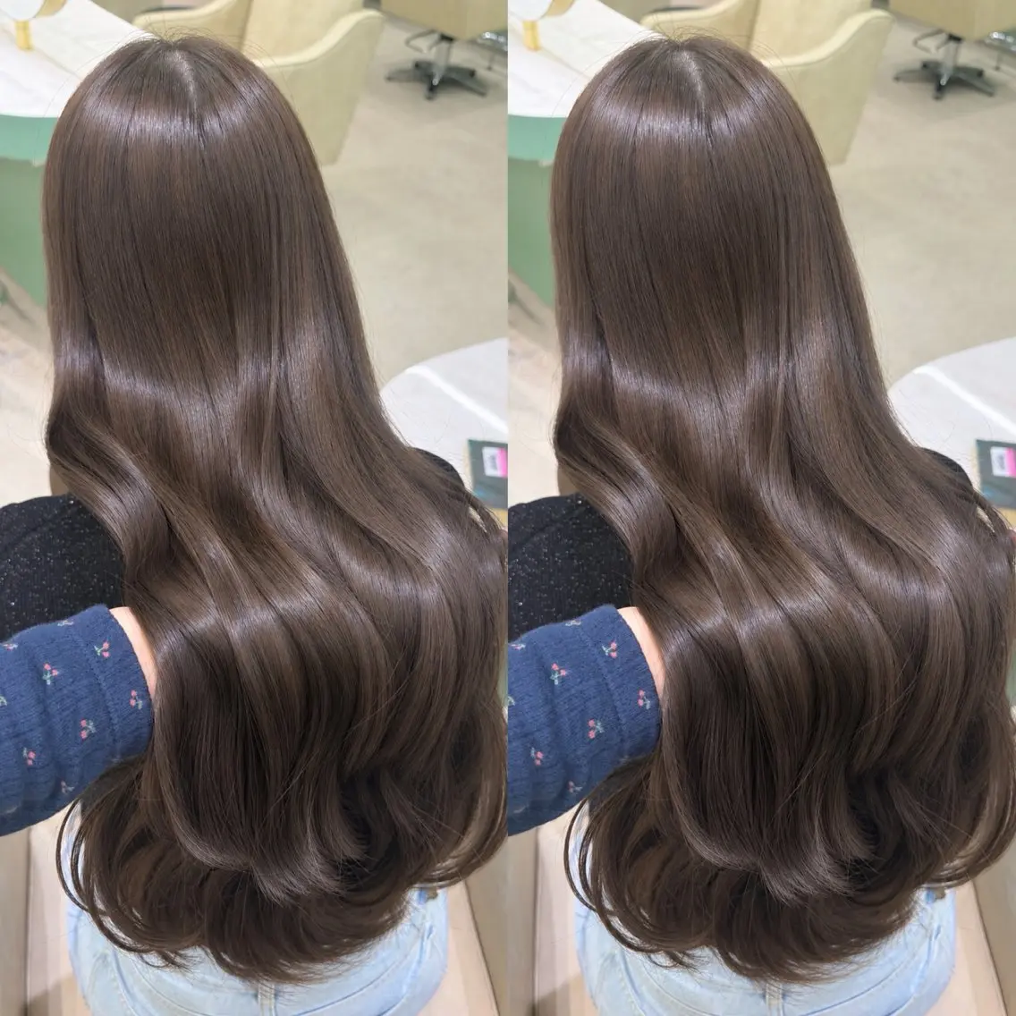 ロング ヘアカラー 髪質改善/西宮北口/ 植田梨緒のヘアスタイル