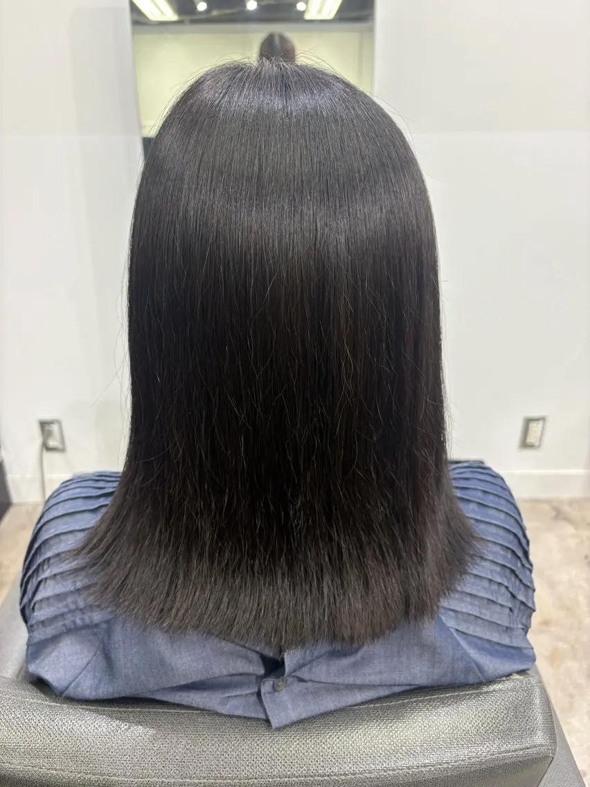 ミディアム カラー 野口 結奈のヘアスタイル