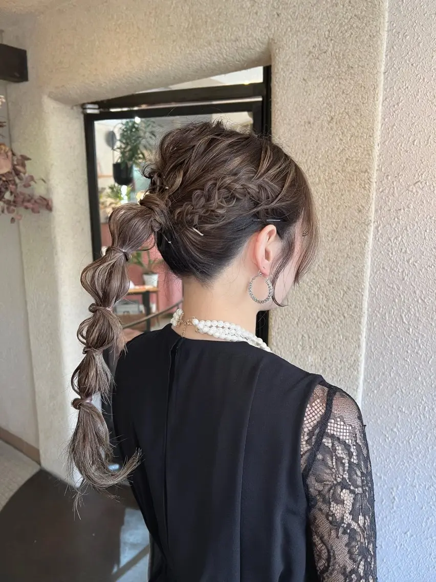 ヘアアレンジ ヘアセット Rio りおのヘアスタイル