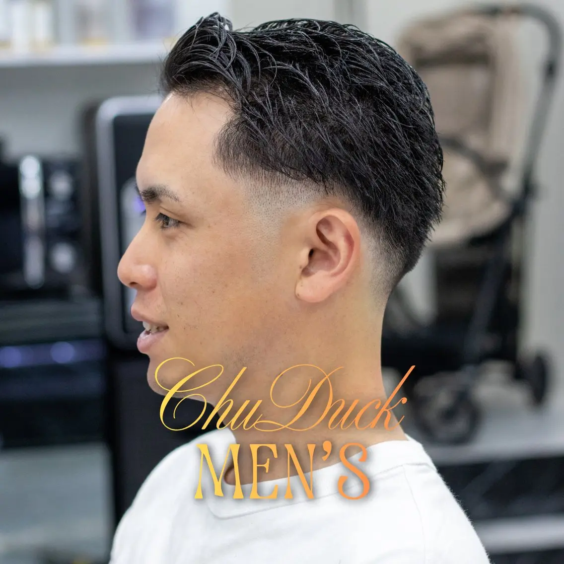 ショート メンズ フェードカット カット フェード×メンズ カット|SHOTAのヘアスタイル