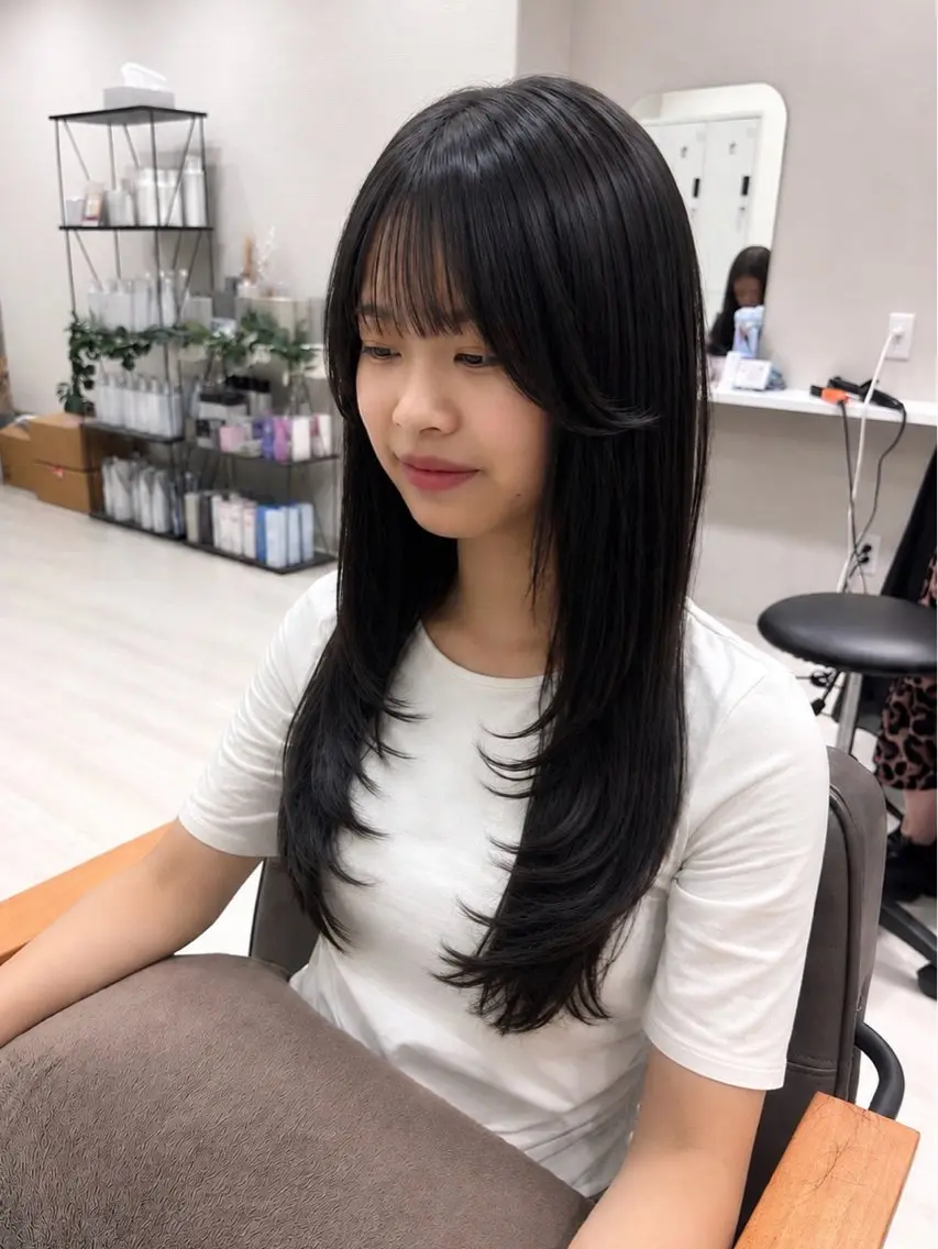 ロング レイヤーカット カット 🌿髪質改善/レイヤ ー🌿ひかるんのヘアスタイル