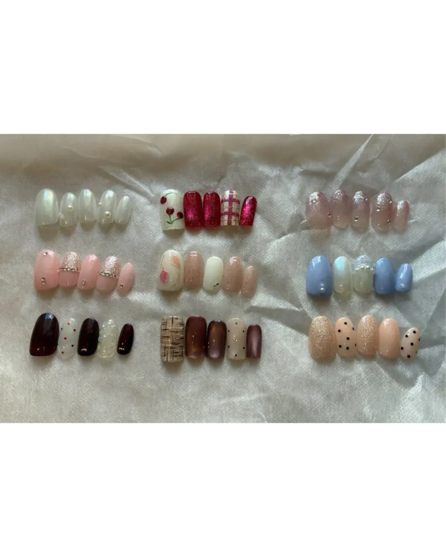 ネイル 桜ネイル 春ネイル ECRLN Atsumiのネイルデザイン