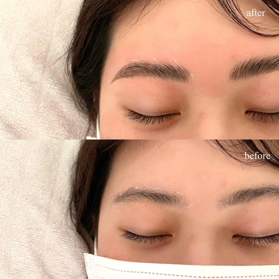 アイブロウ ハリウッドブロウリフト 吉祥寺kasumi 🌛eye/browのマツエク・マツパデザイン